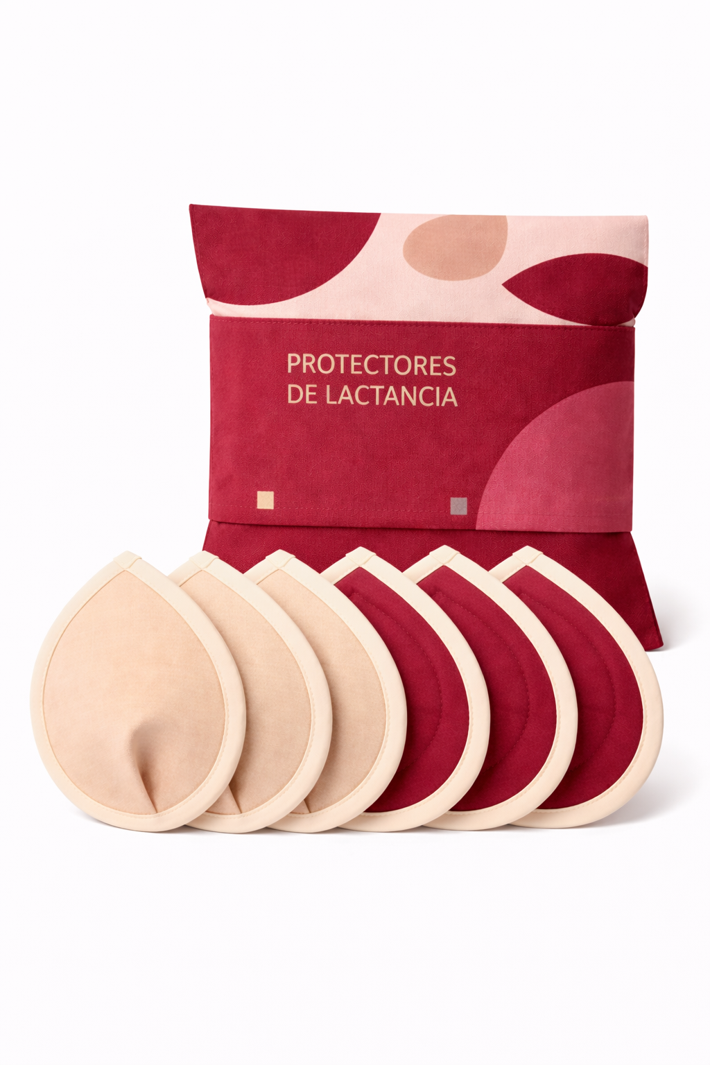 Pack de 6 protectores de lactancia reutilizables de algodón BadiBloom